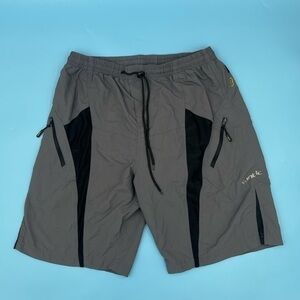SANTIC Cycling Cargo Shorts With Inner Padding